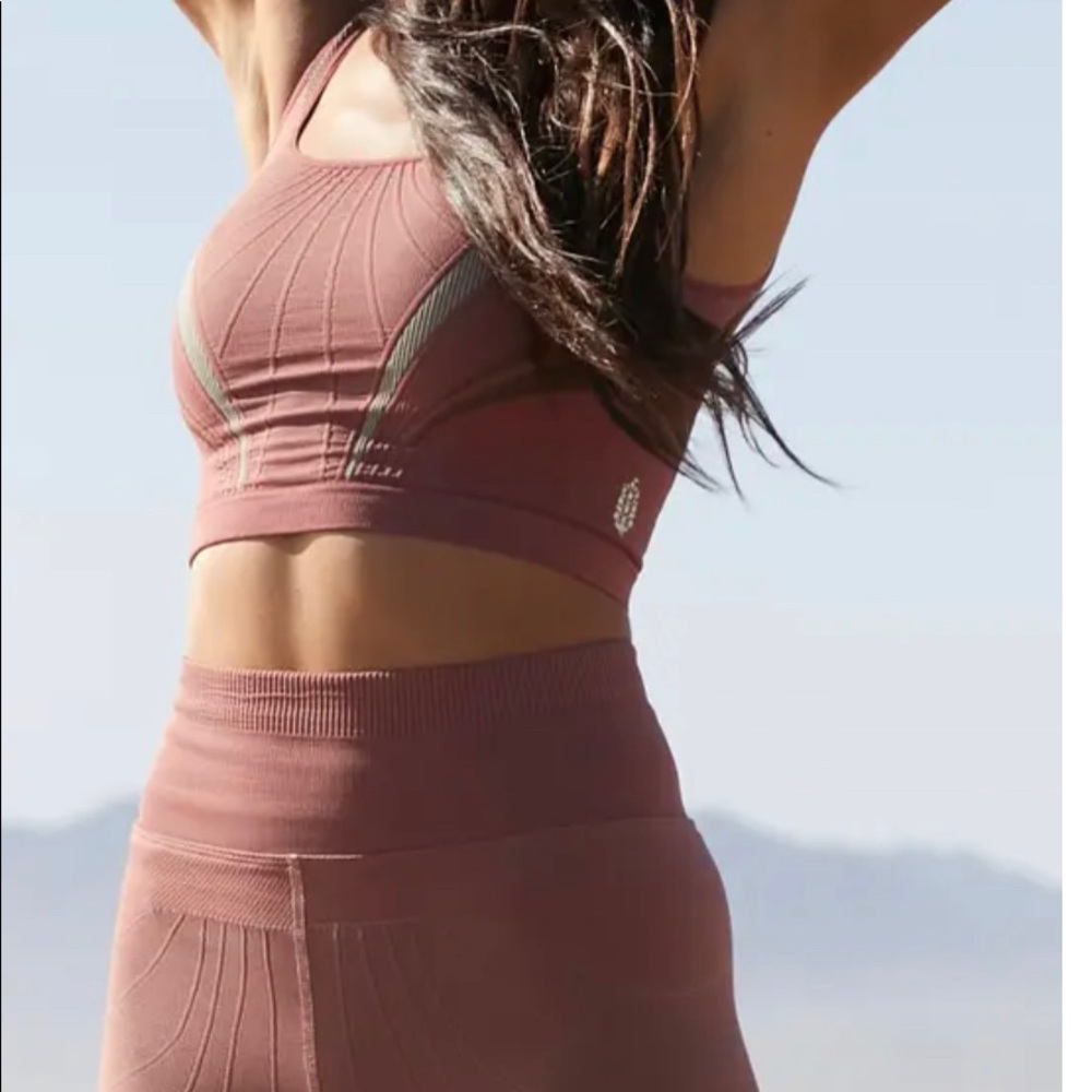 FP Movement The Essence Rib Crop Tank Washed Sienna XS/S
